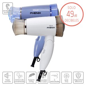 Secador de Pelo Silencioso Silent Phenix 49dB