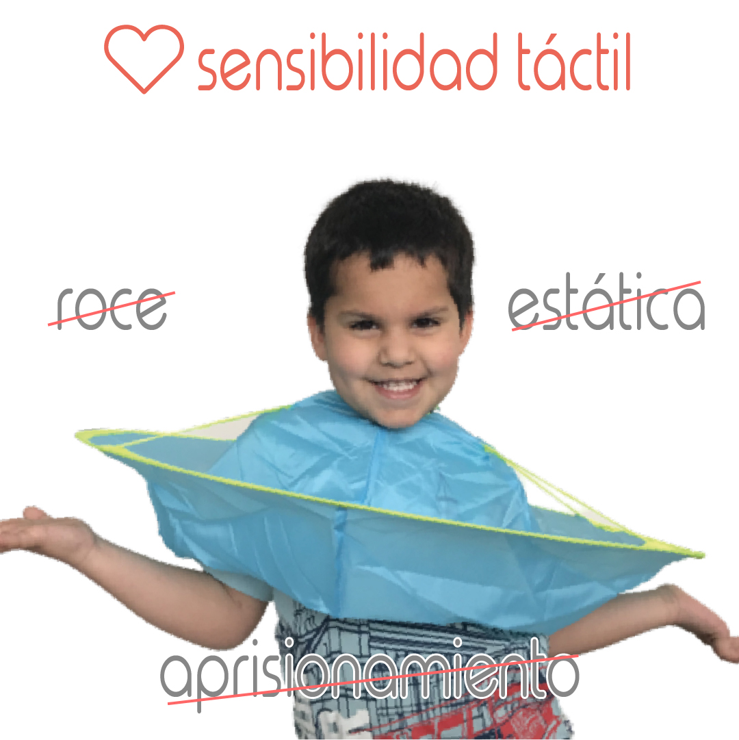 capa tipo paraguas hiper sensibilidad Táctil sin roce sin estática sin aprisionamiento-06 capa de peluquería amable con la hiper sensibilidad táctil