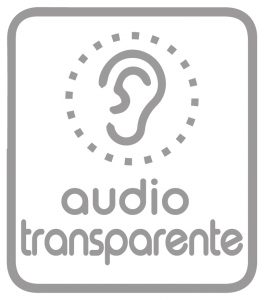 Audio transparente icono mundo amable
