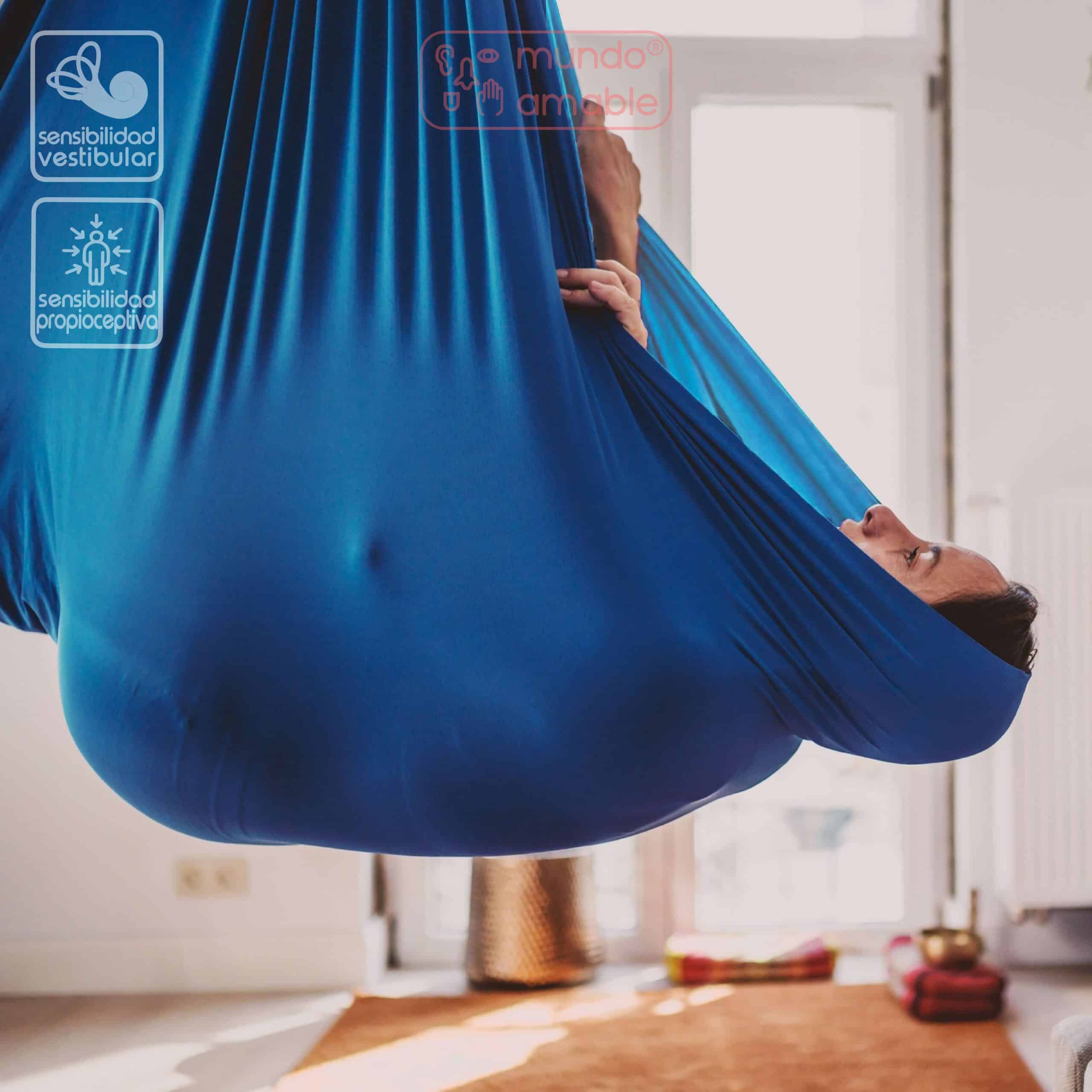 columpio sensorial XL adulto ROSA GRIS autismo doble capa reversible mundo amable columpio sensorial XL adulto ROSA GRIS autismo doble capa reversible mundo amable