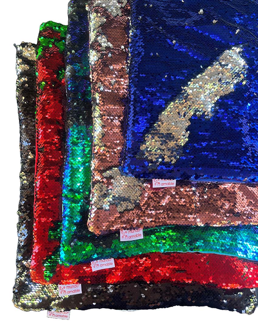 manta de peso de Lentejuelas de regazo Lap pad peso visual tactil de mundo amable 5 colores