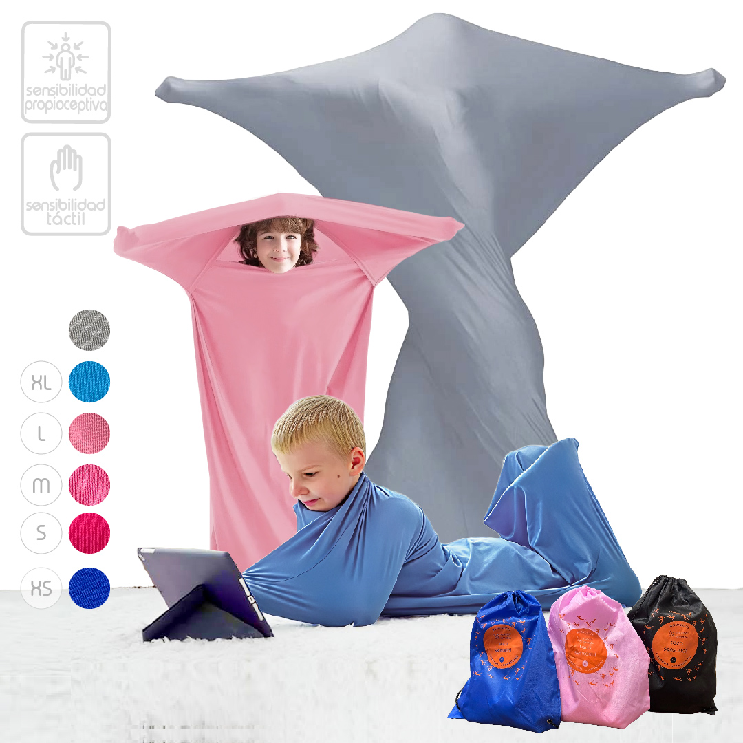saco sensorial body sock corporal compresivo mundo amable mejor calidad de chile autismo ADULTO INFANTIL